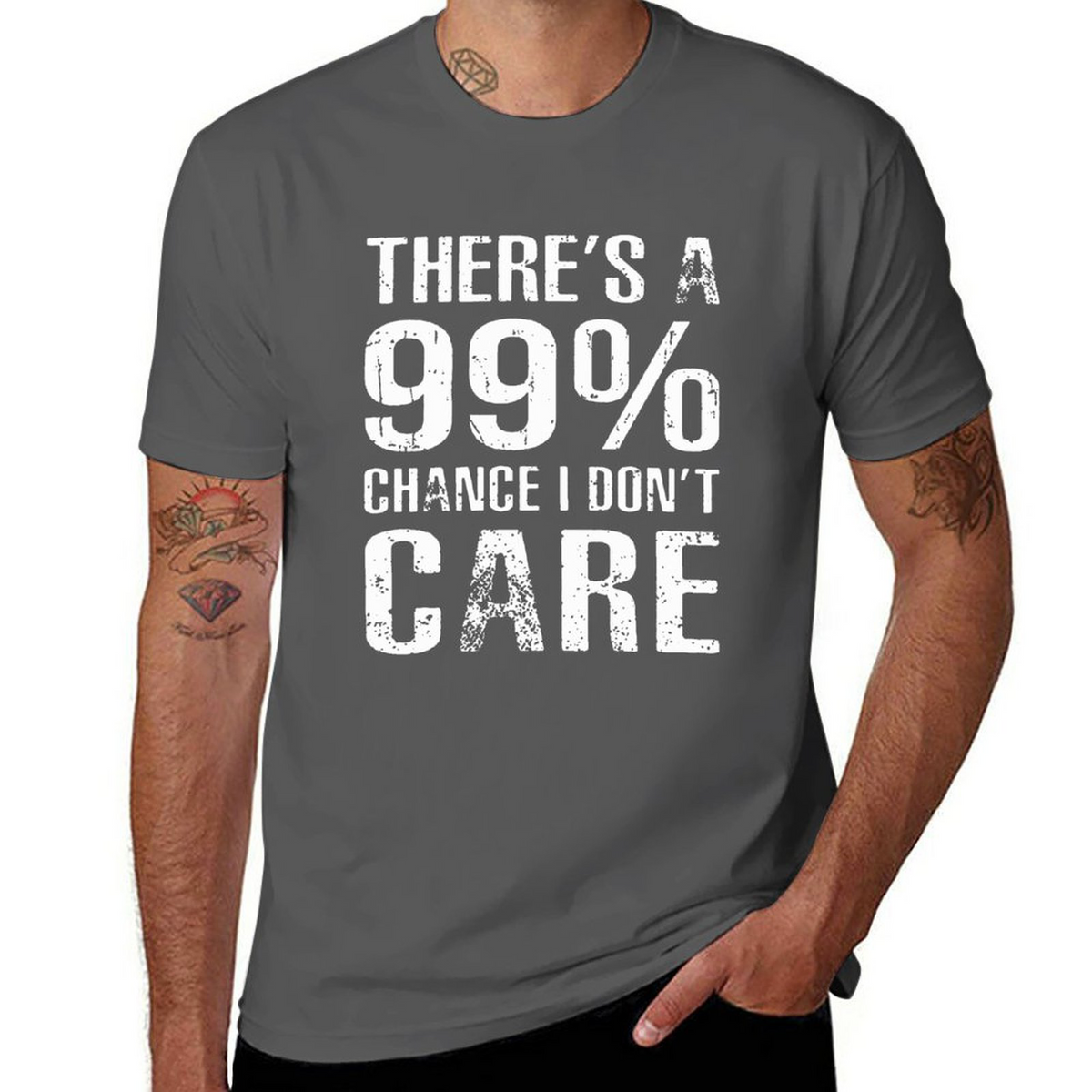 99% care Tee for Men
