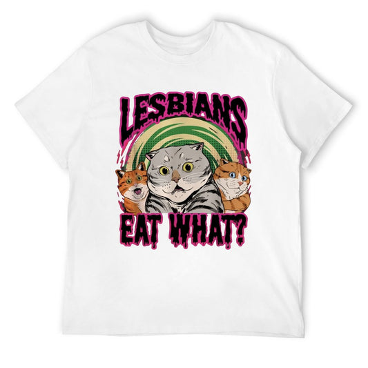 LESBIANS EAT WHAT? Short Sleeve T-shirt