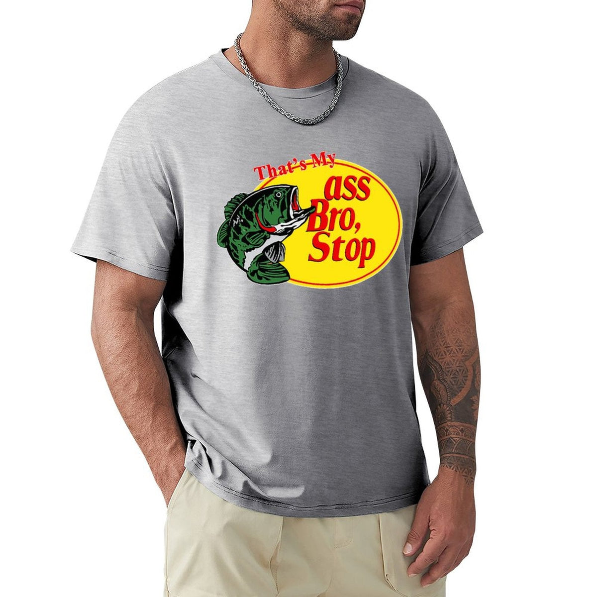 Men's Tee ASS BRO STOP