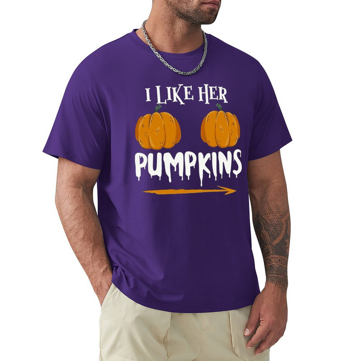 Men's Tee Ilkeher Pumpkins