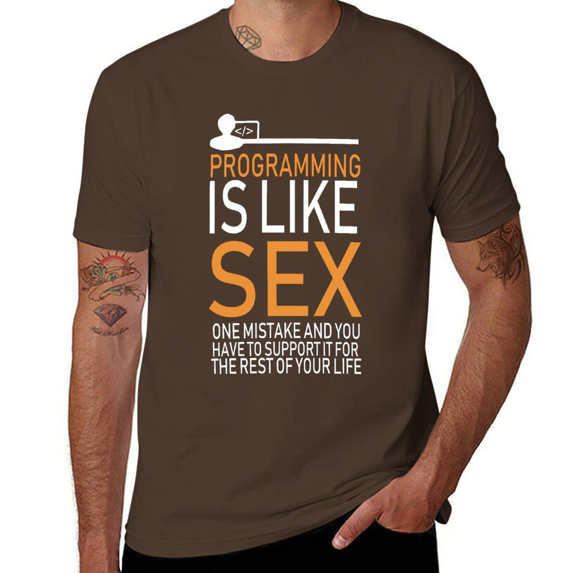 Programming Is Like Sex Tee