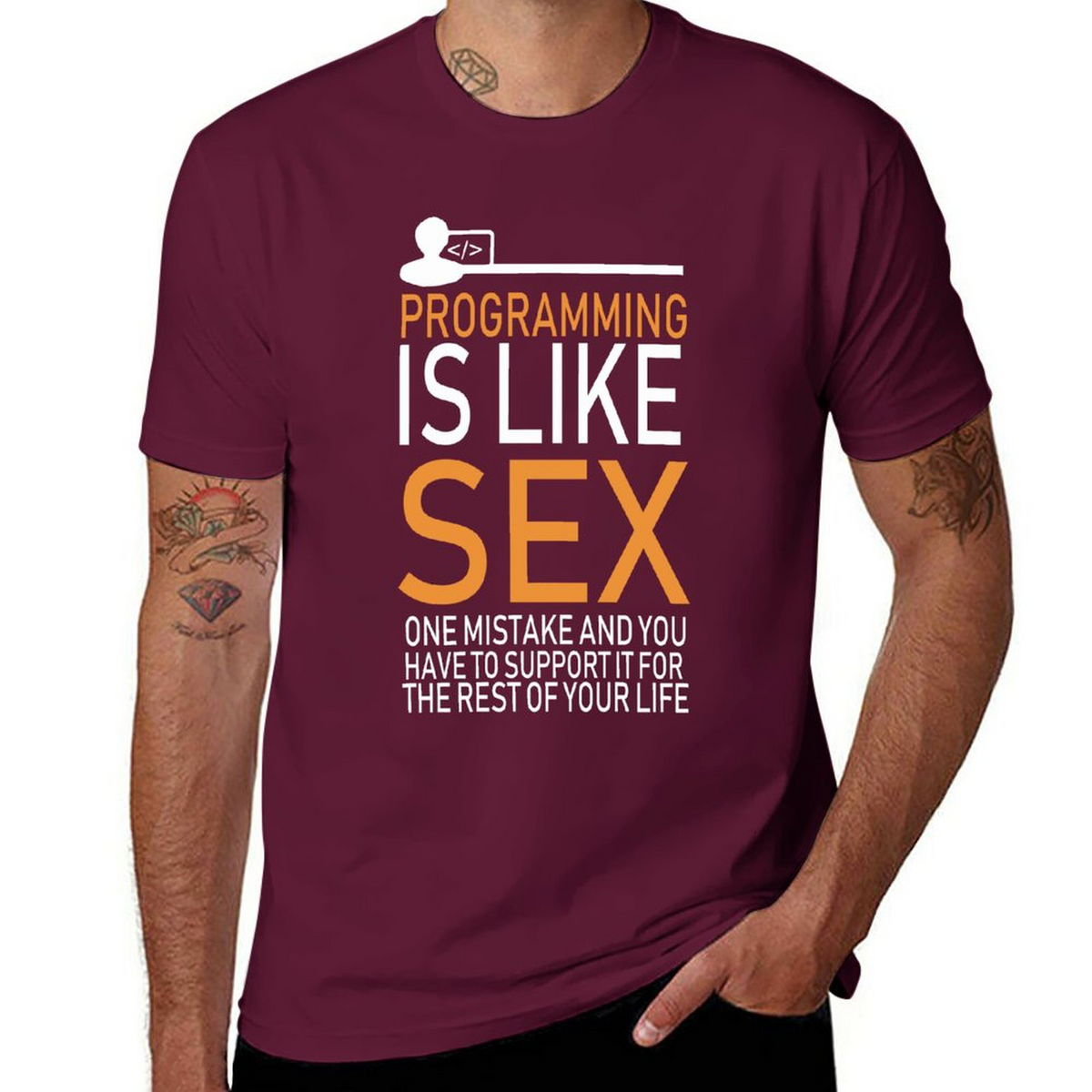 Programming Is Like Sex Tee