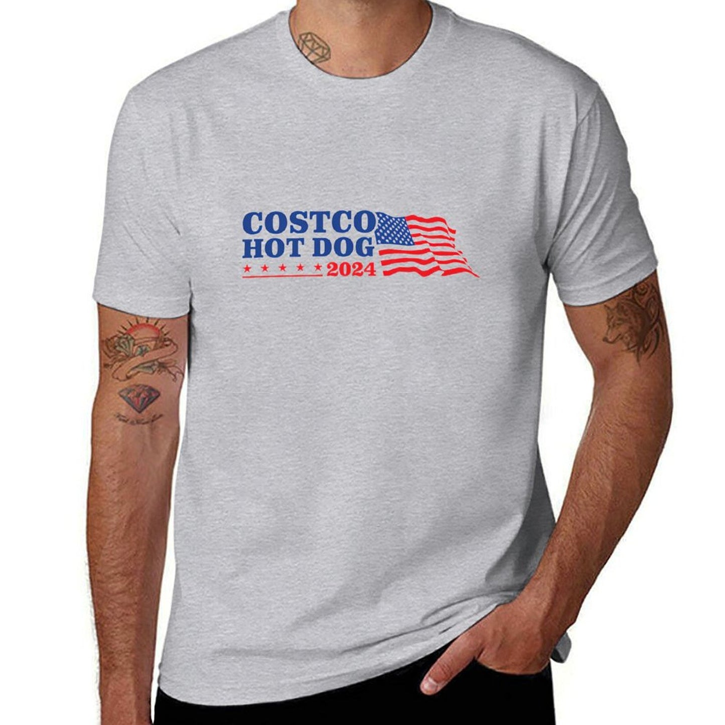 Hotdog 2024 Short Sleeve T-shirt