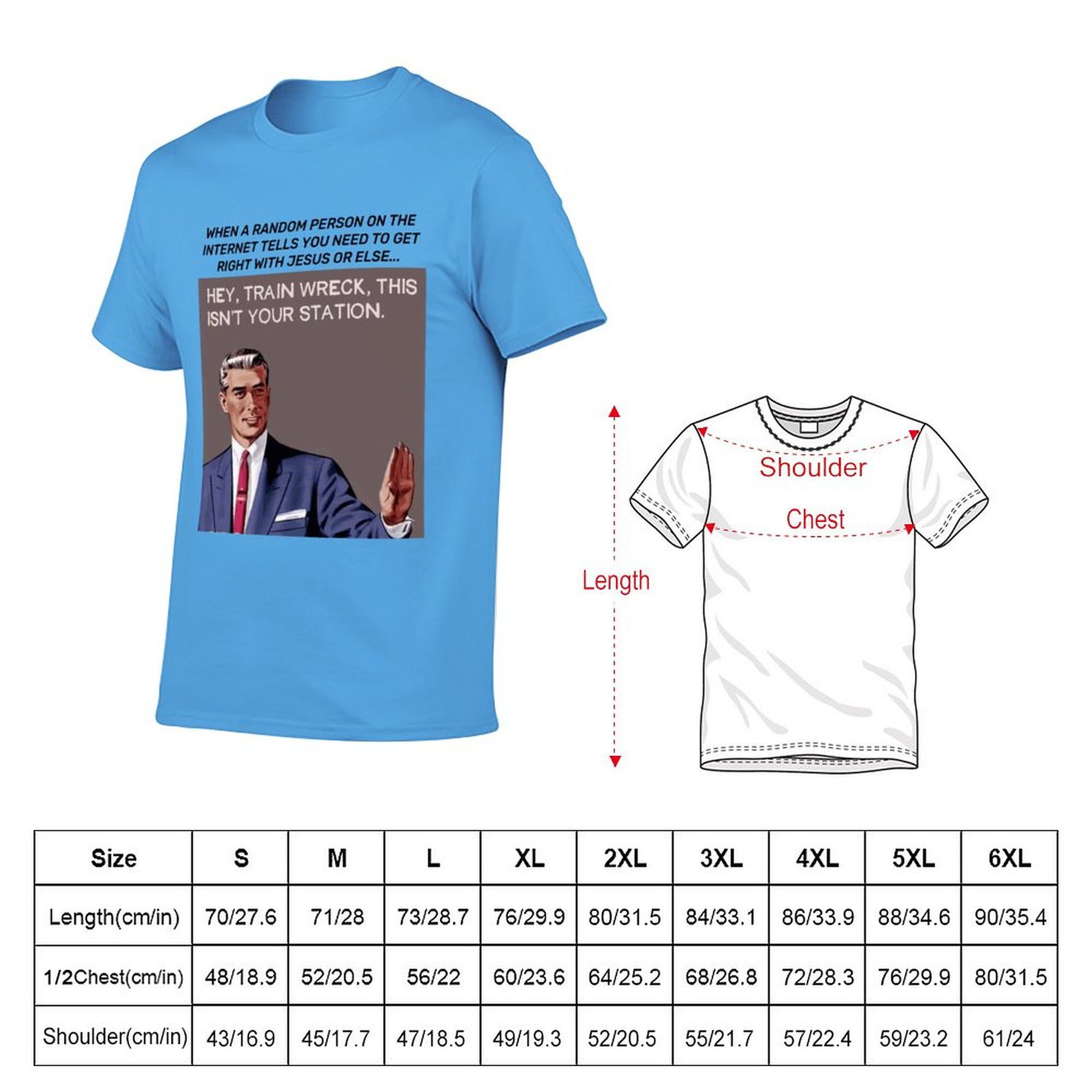 Hey,train Wreck Tee