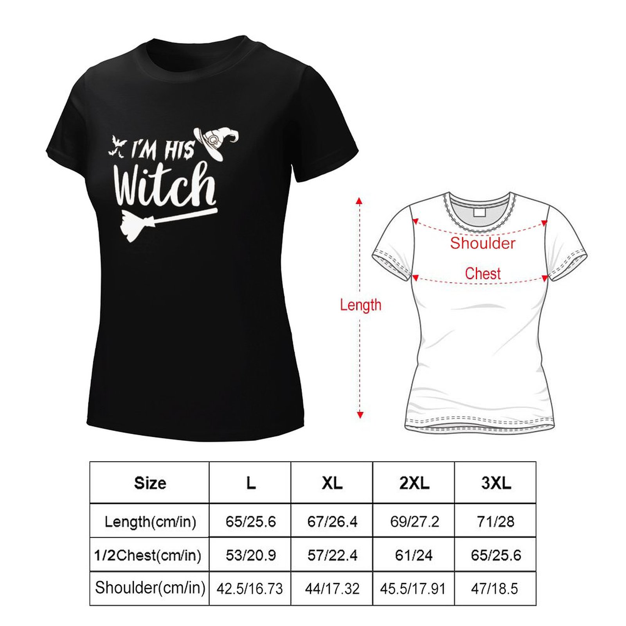I'm His witch Female Tee