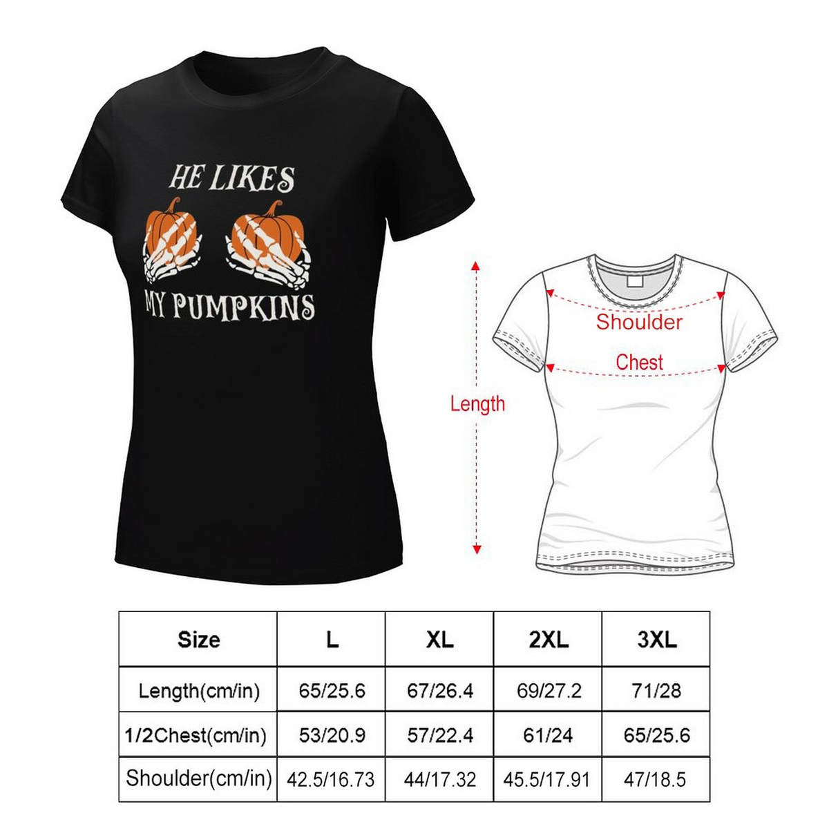 HALLOWEEN FOR SHE 2 Female Tee