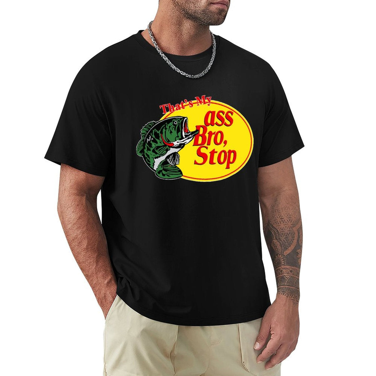 Men's Tee ASS BRO STOP