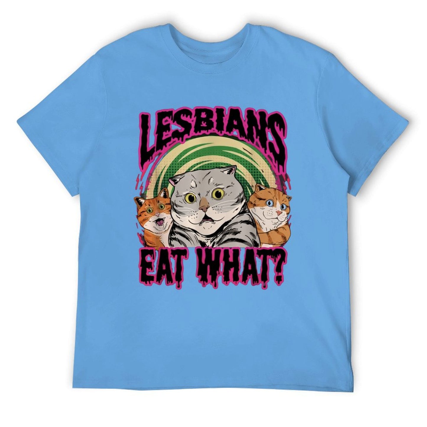 LESBIANS EAT WHAT? Short Sleeve T-shirt