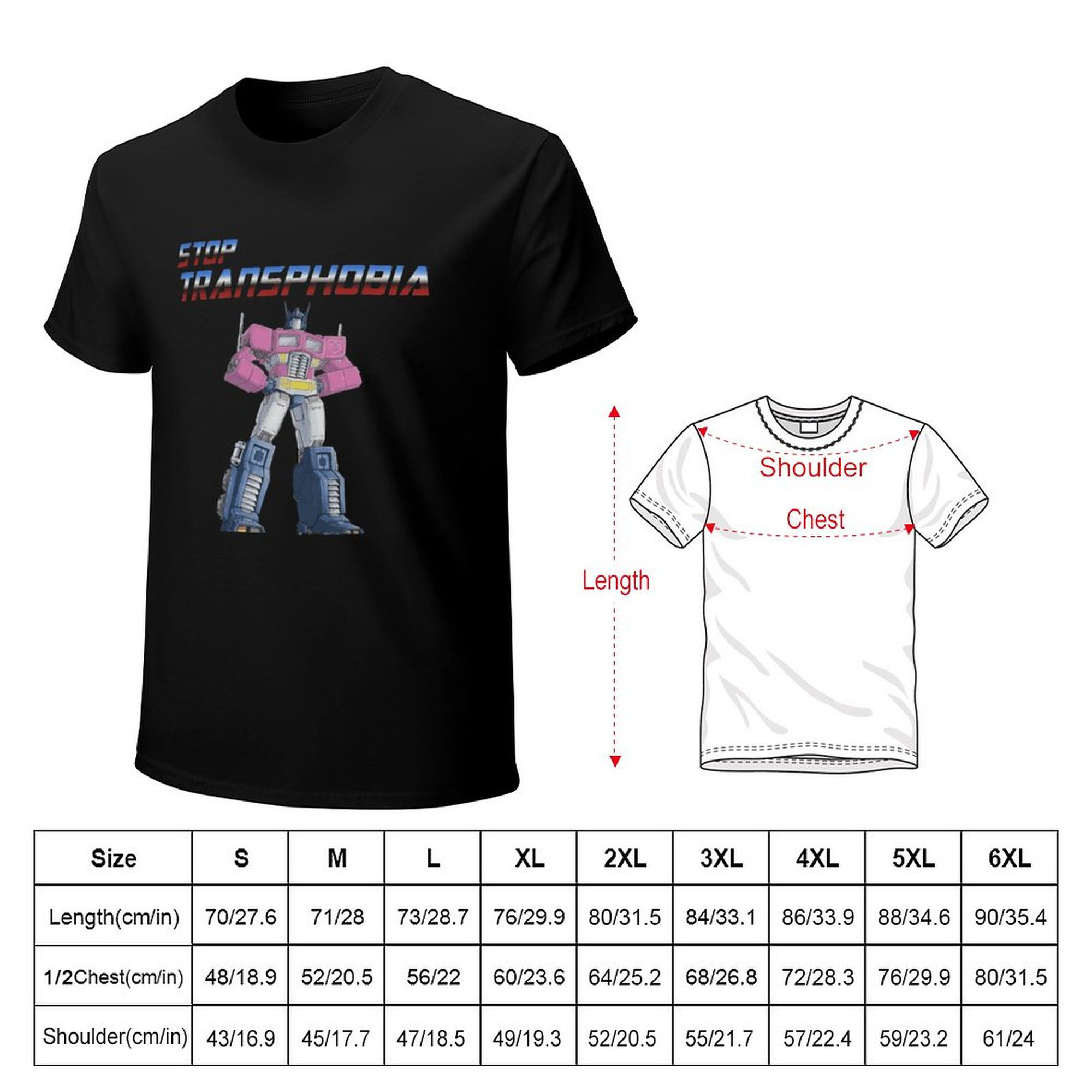 T-shirt STOP TRANSPHOBIA