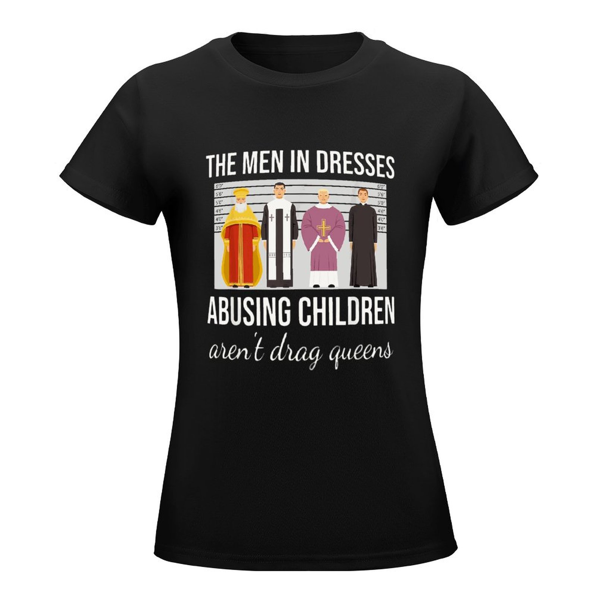 Men in Dresses Women's Tee