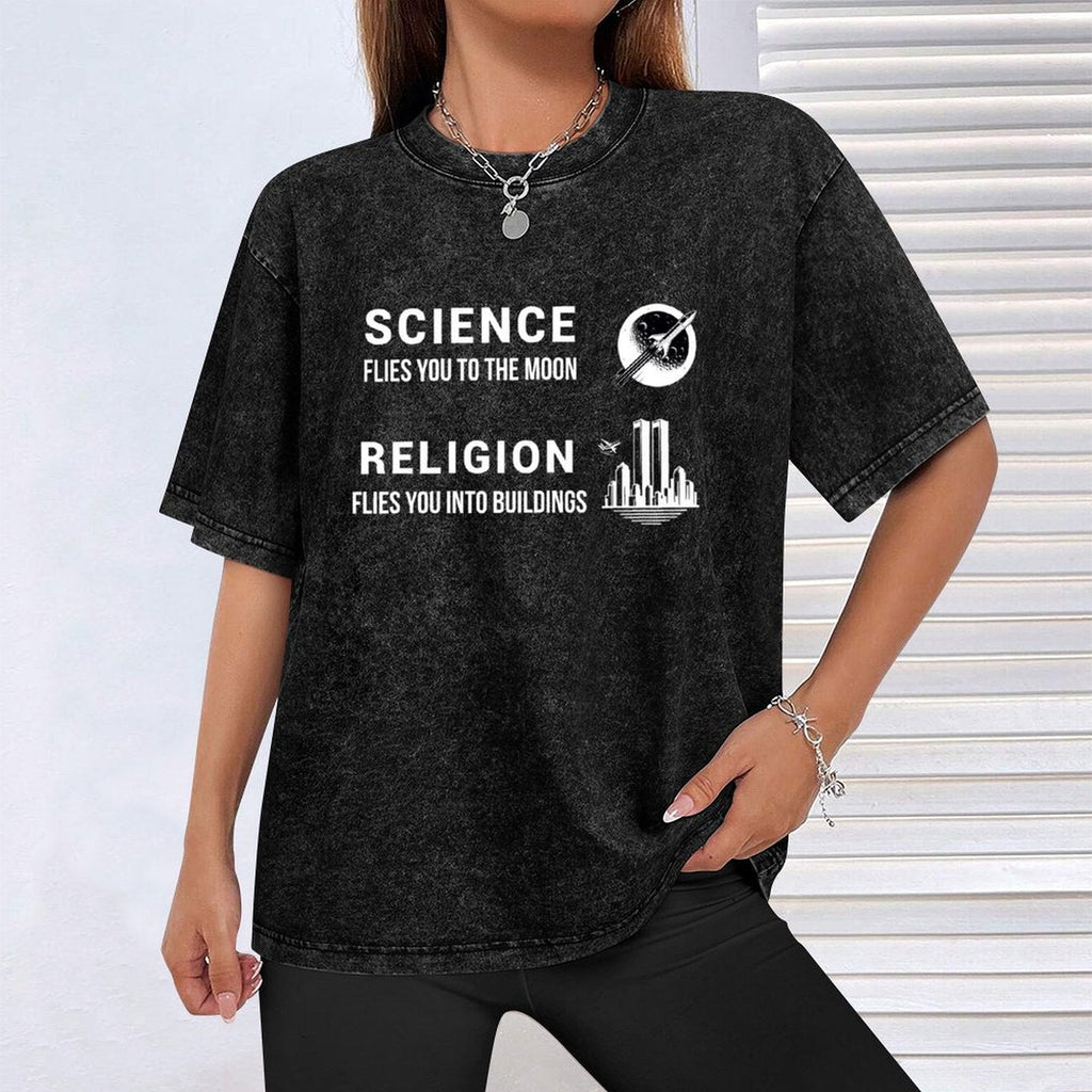 Illegal Series Unisex Mineral Washed Tee