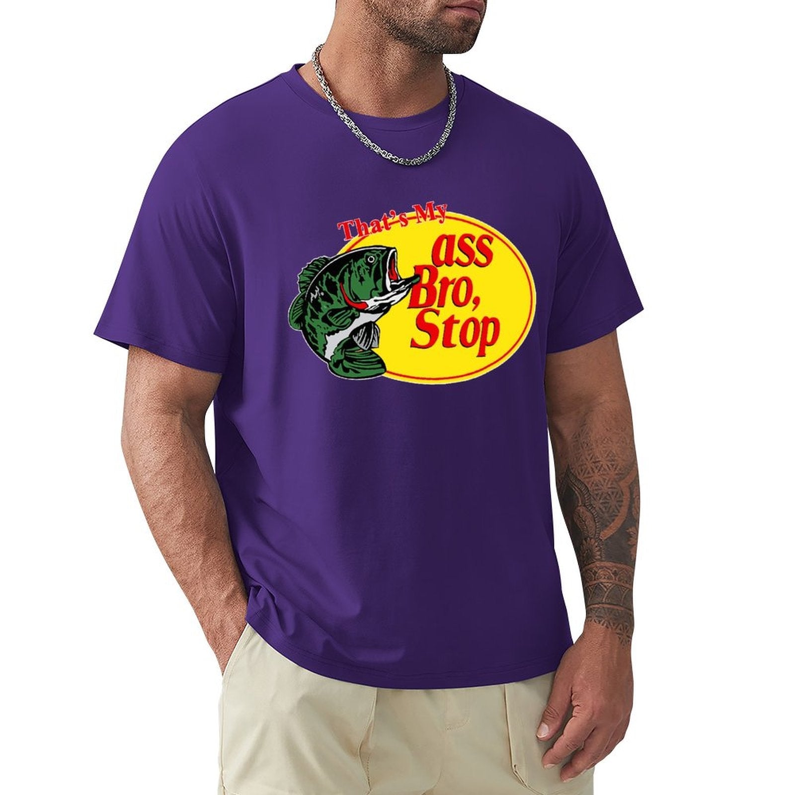 Men's Tee ASS BRO STOP