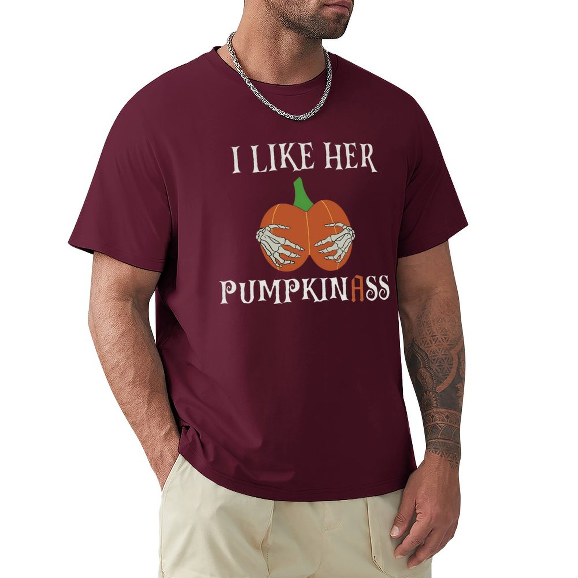 Men's Tee I Like Her Pumpkinass