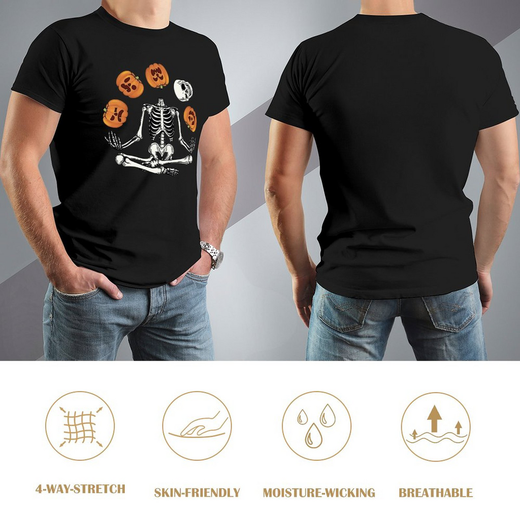 Men's Tee Pumpkin Bones