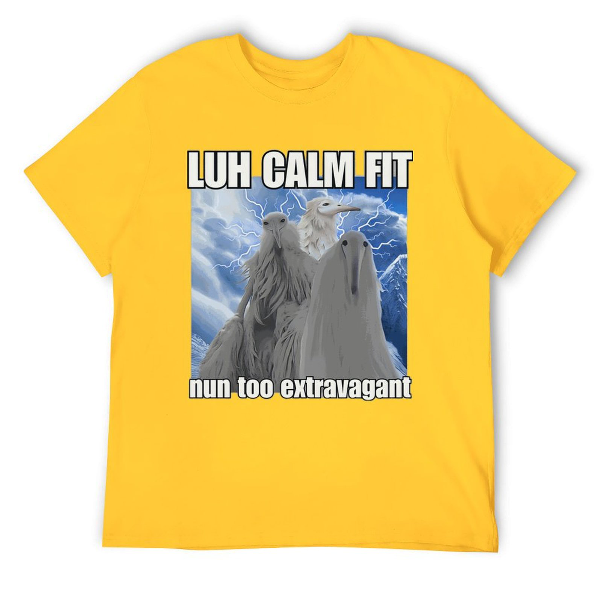 Tee for Men Lun Calm Fit Nun Too Extravagant 2027