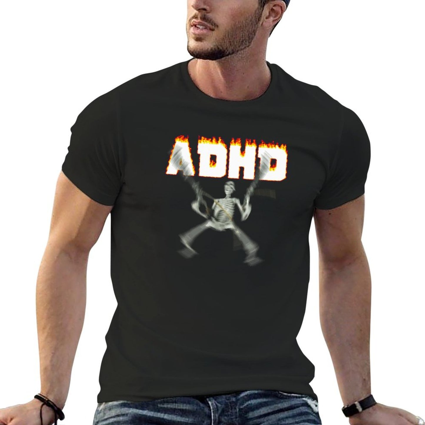 Short Sleeve T-shirt for Men ADHD