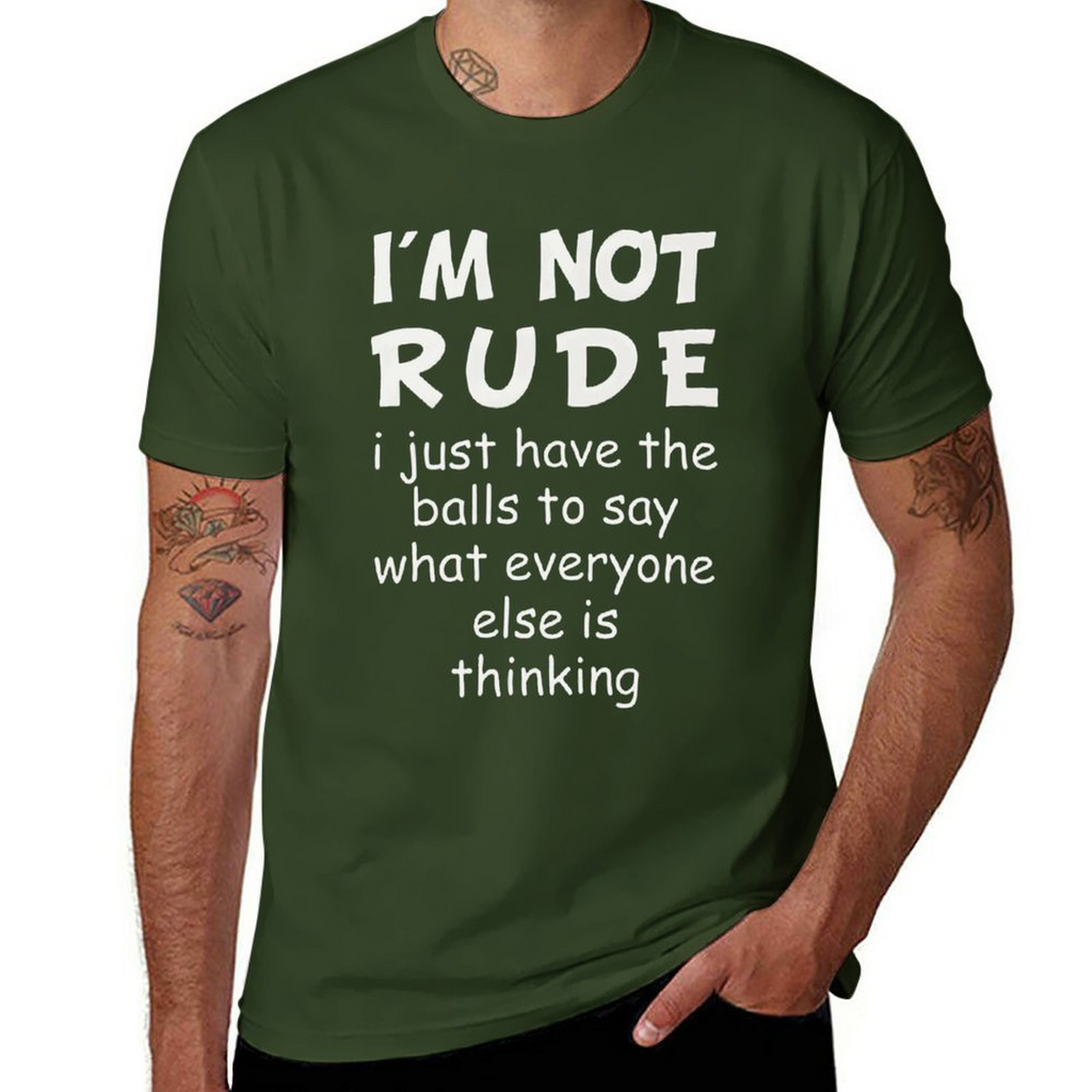I'm Not Rude Tee
