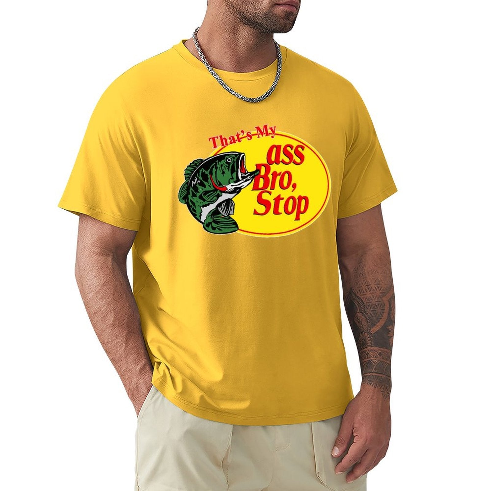 Men's Tee ASS BRO STOP
