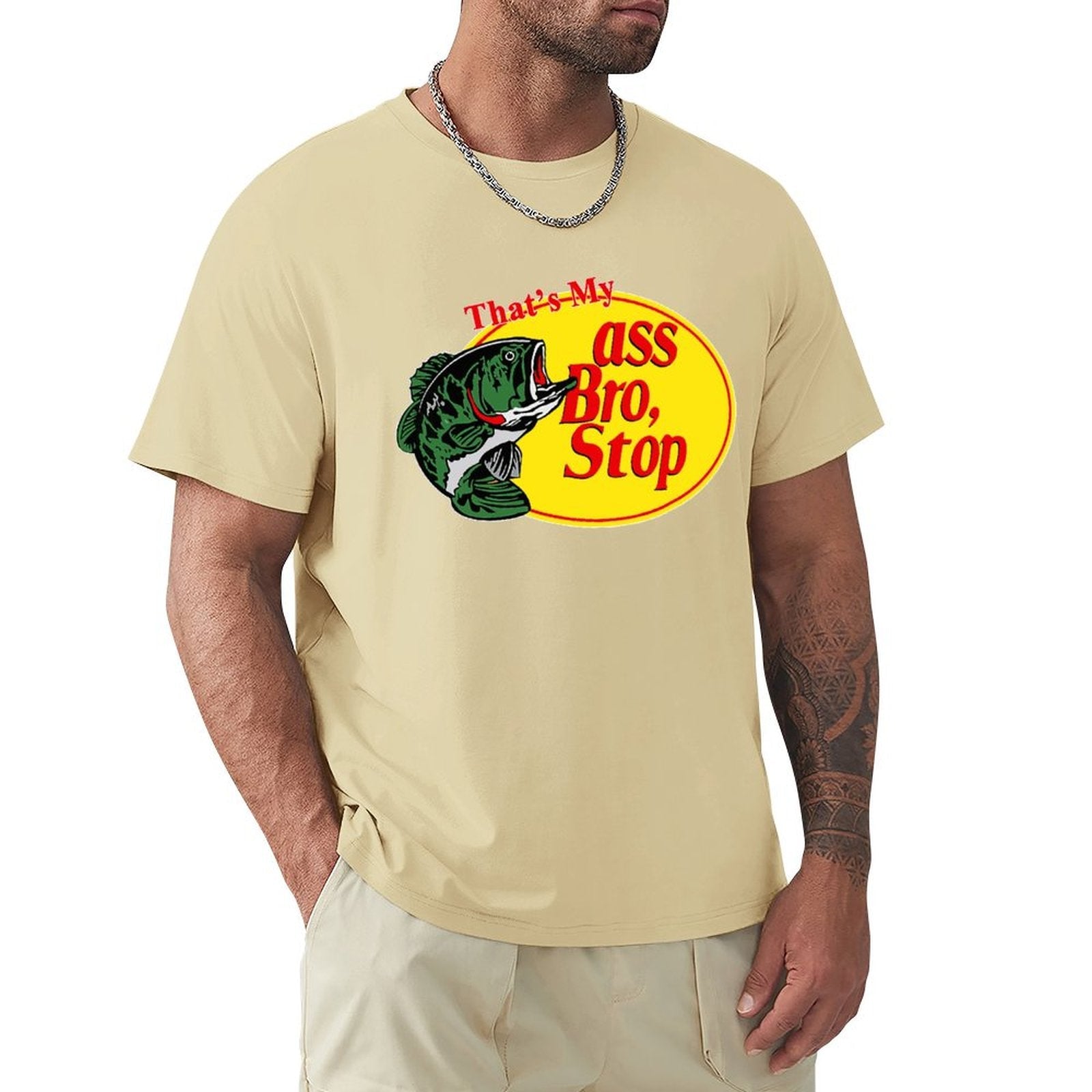 Men's Tee ASS BRO STOP