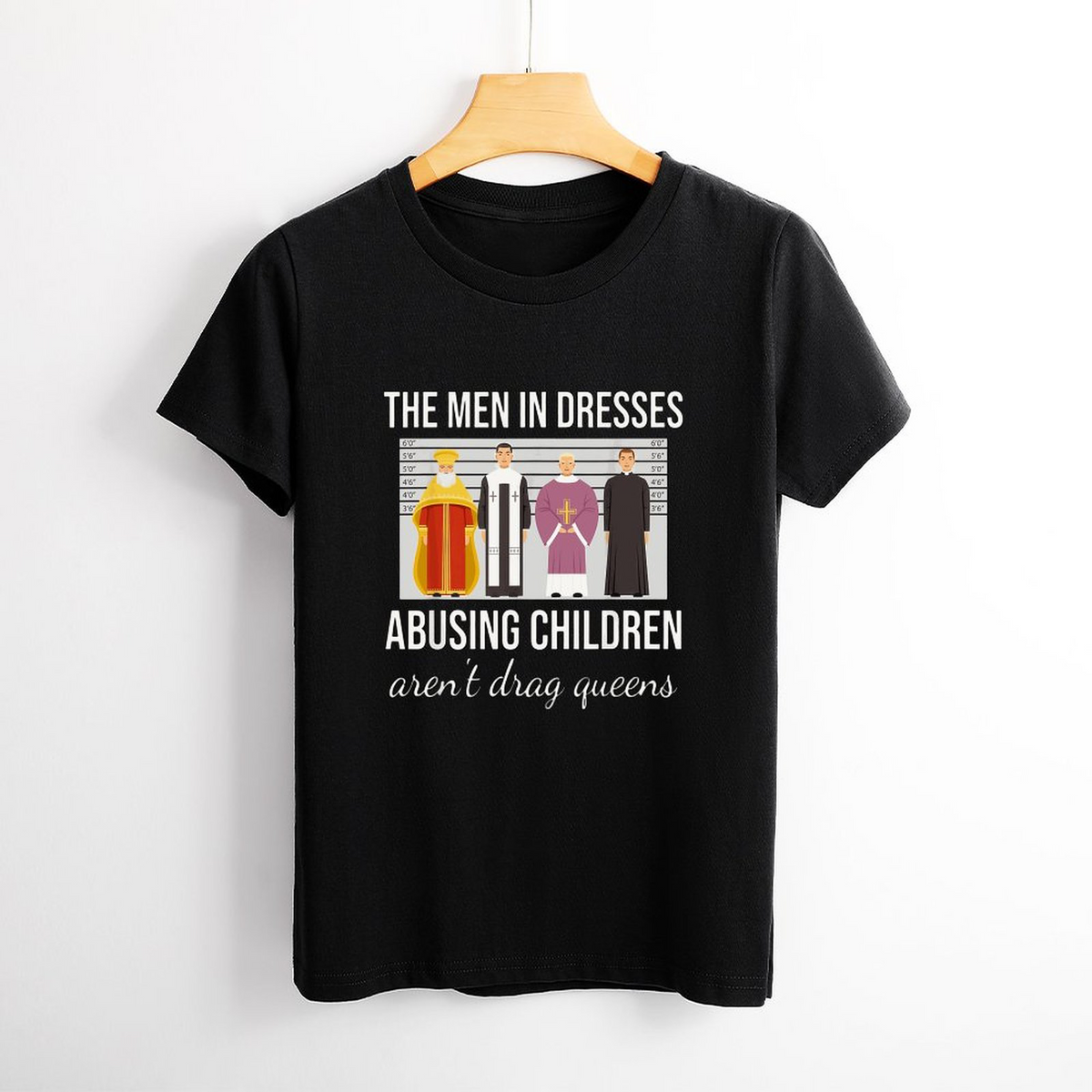 Men in Dresses Women's Tee