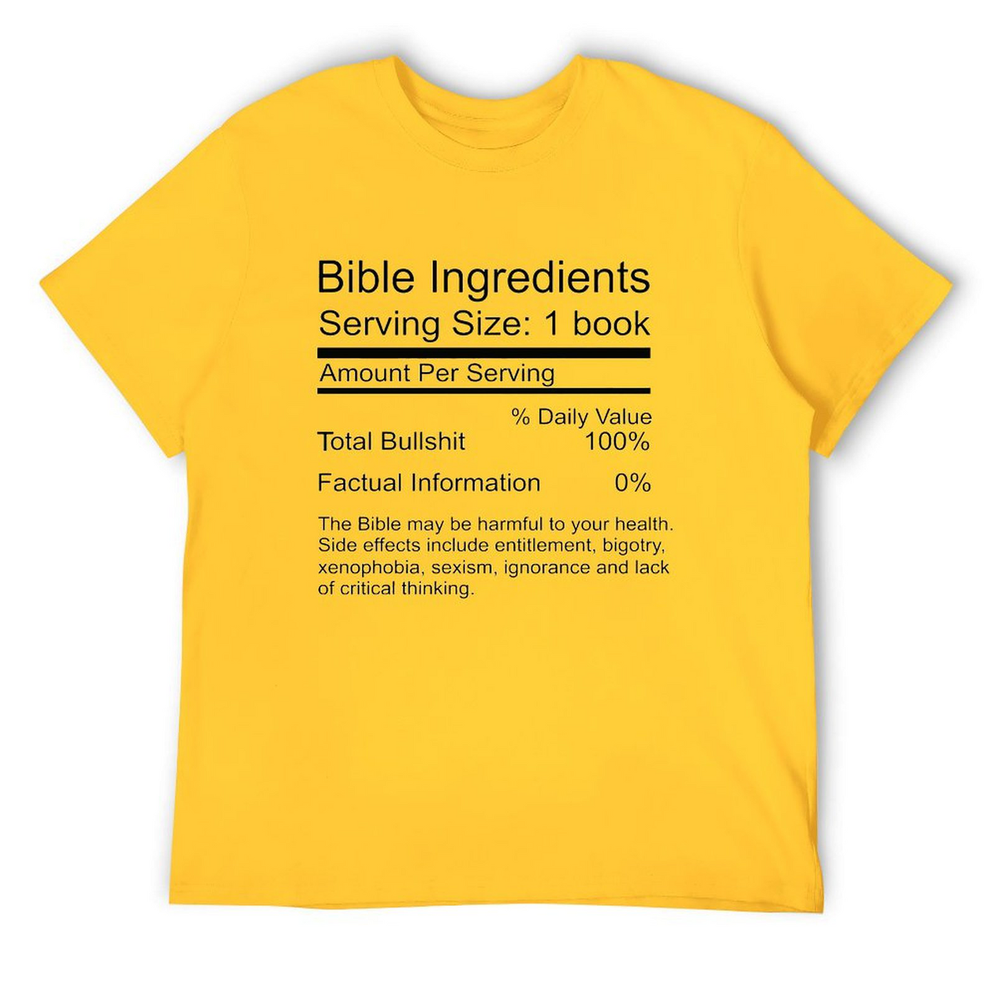 Bible Ingredients T-shirt