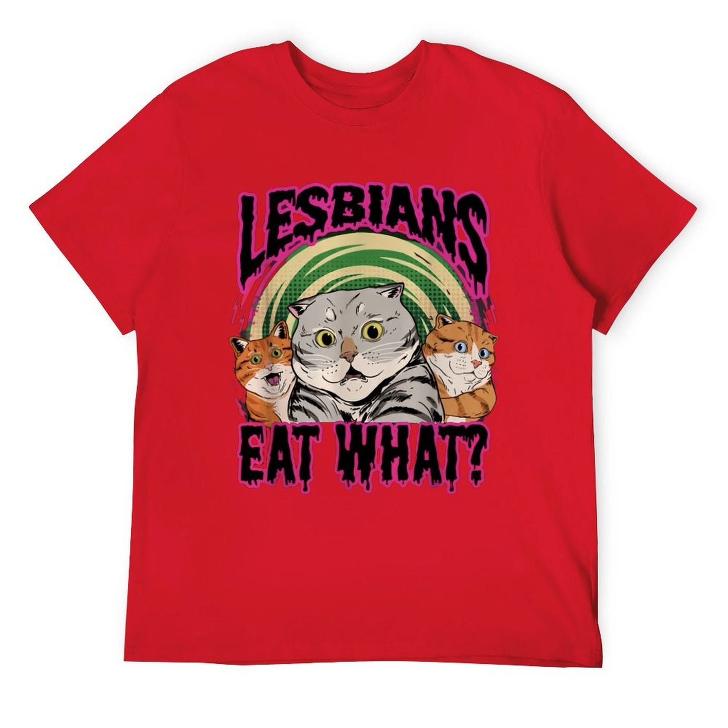 LESBIANS EAT WHAT? Short Sleeve T-shirt