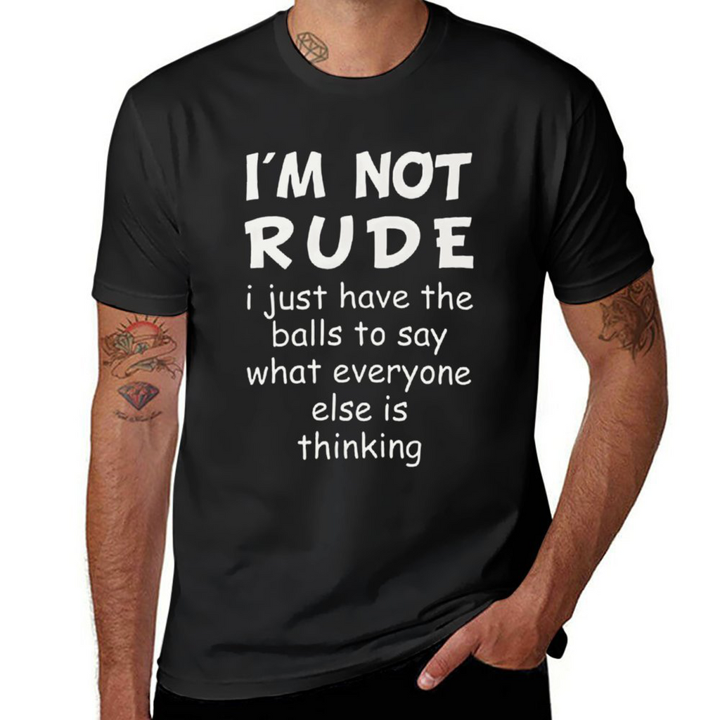 I'm Not Rude Tee