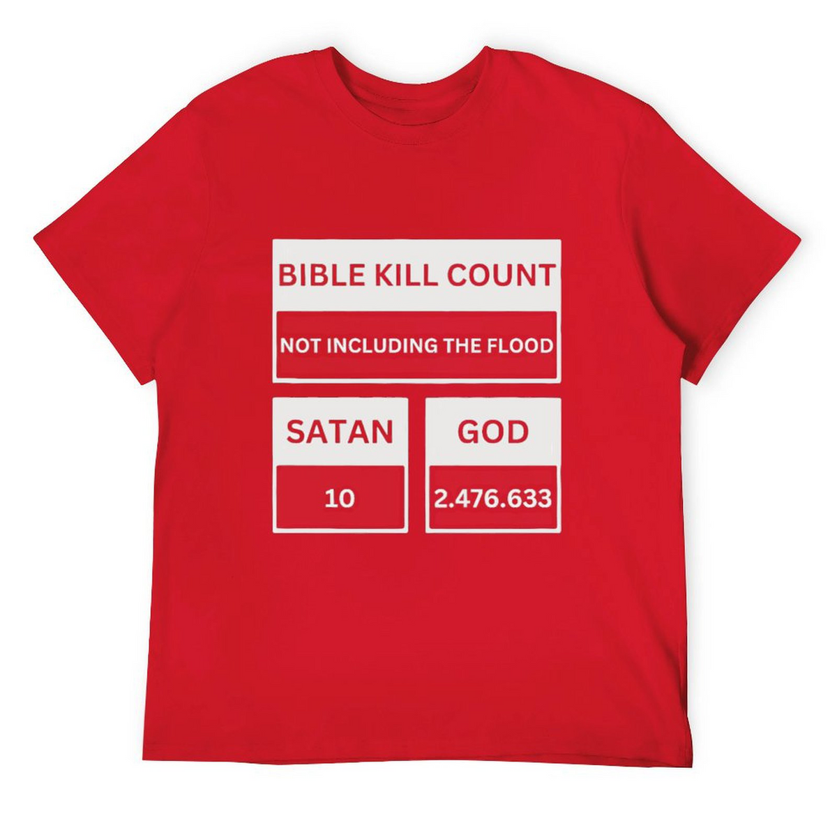Bible kill count Tee