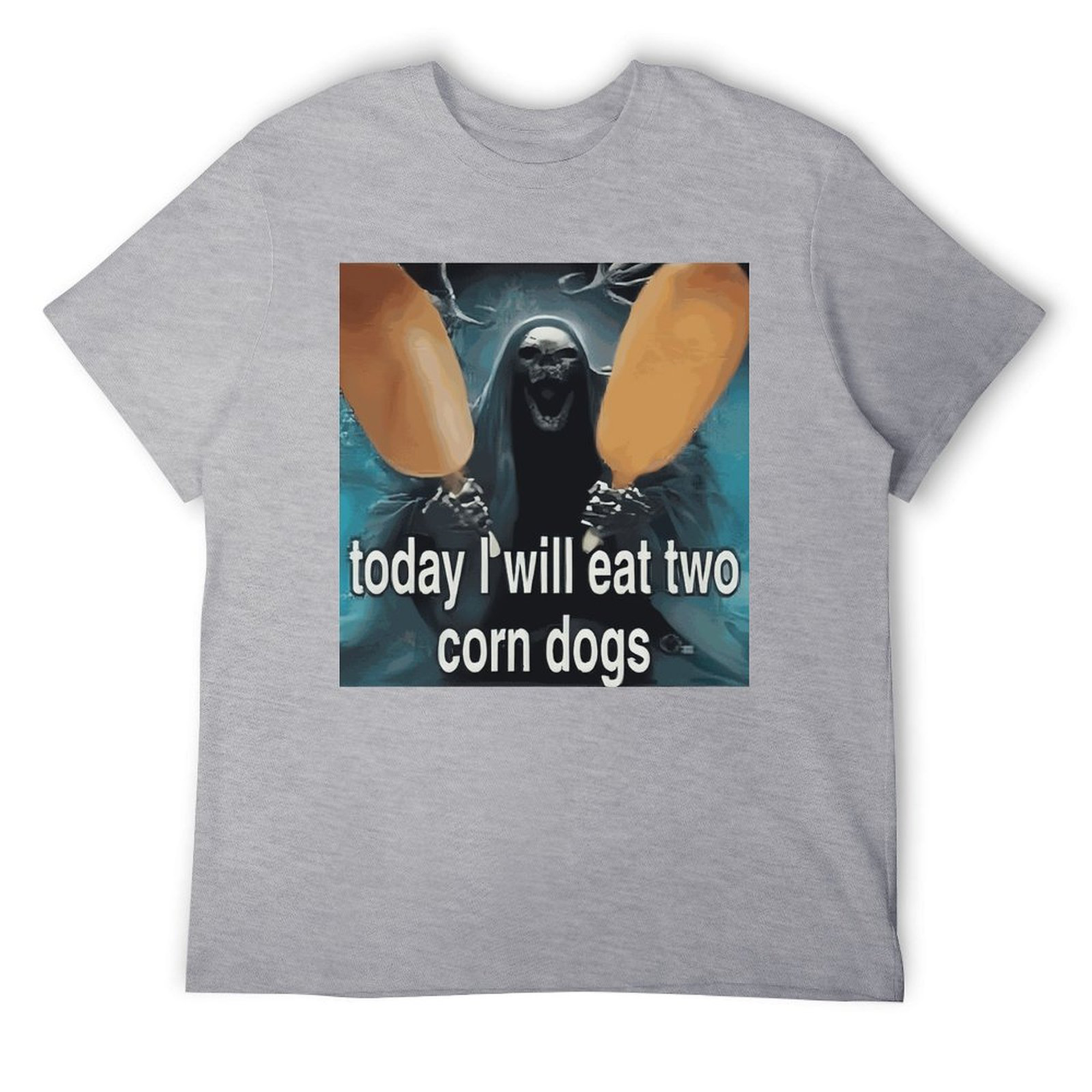 Tee for Men Today I Will Eat Two Corn Dogs