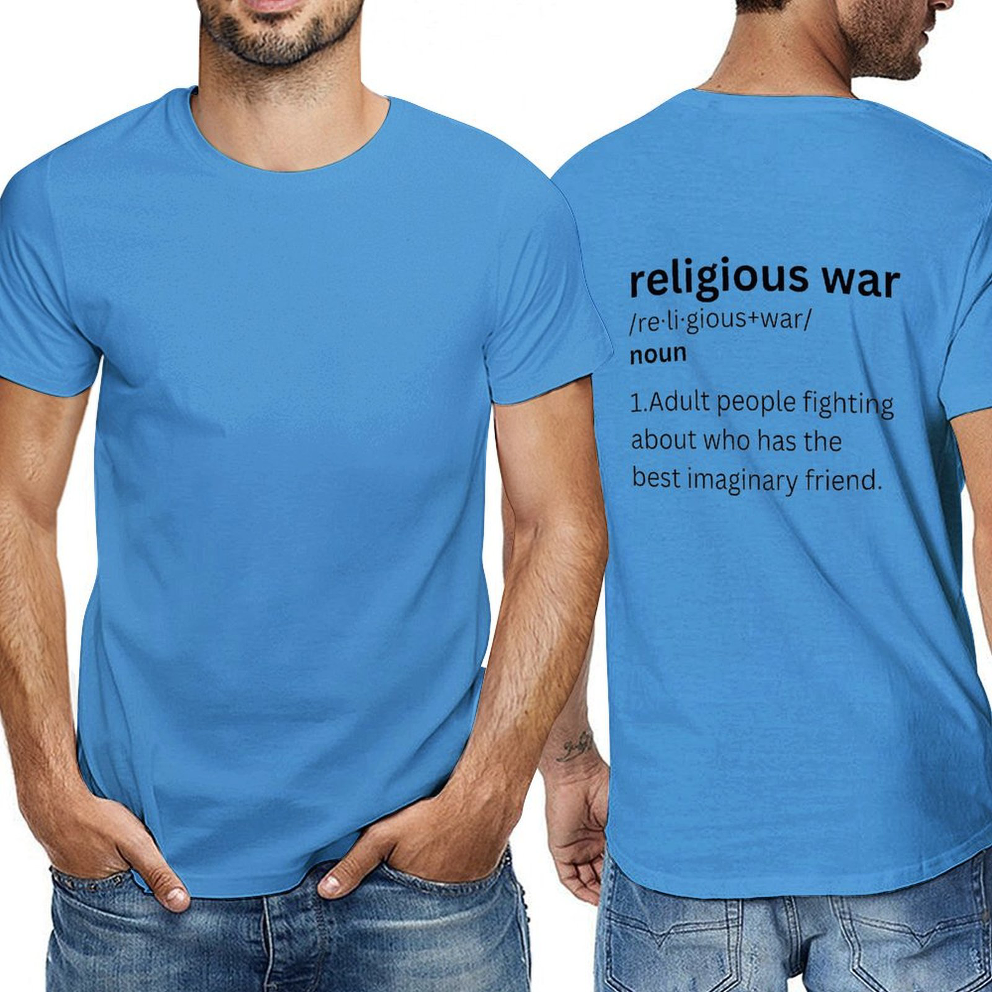 Religious War-l back-P Tee