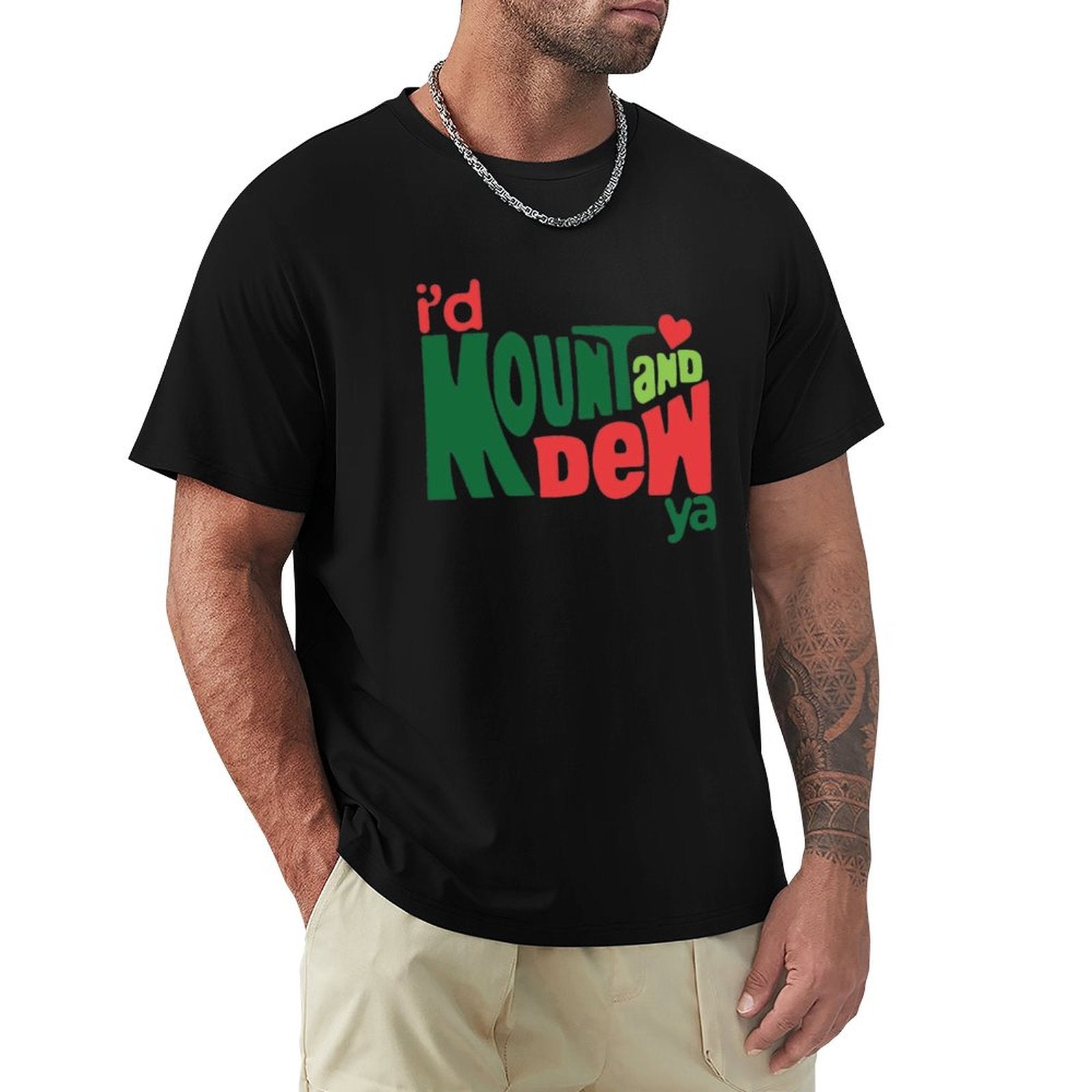 Men's Tee I'd Kount And Dew Ya