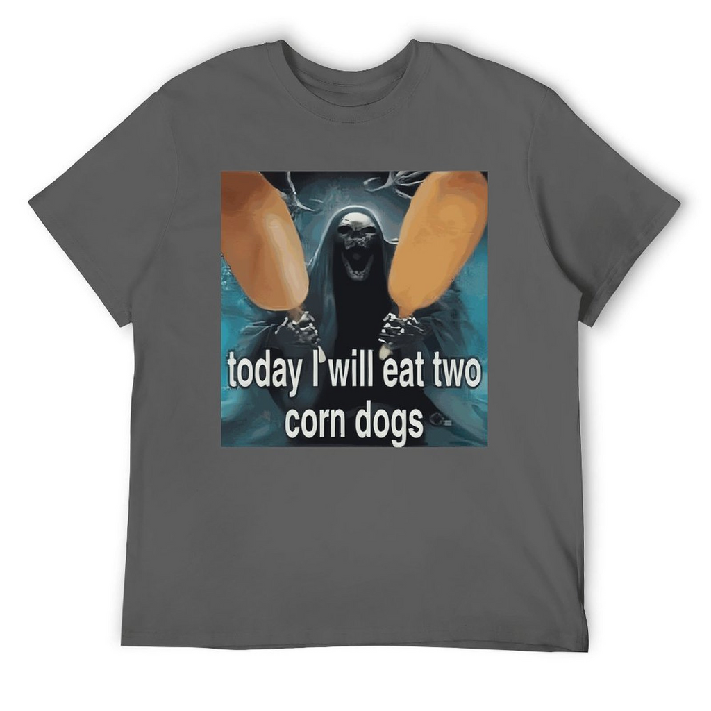 Tee for Men Today I Will Eat Two Corn Dogs