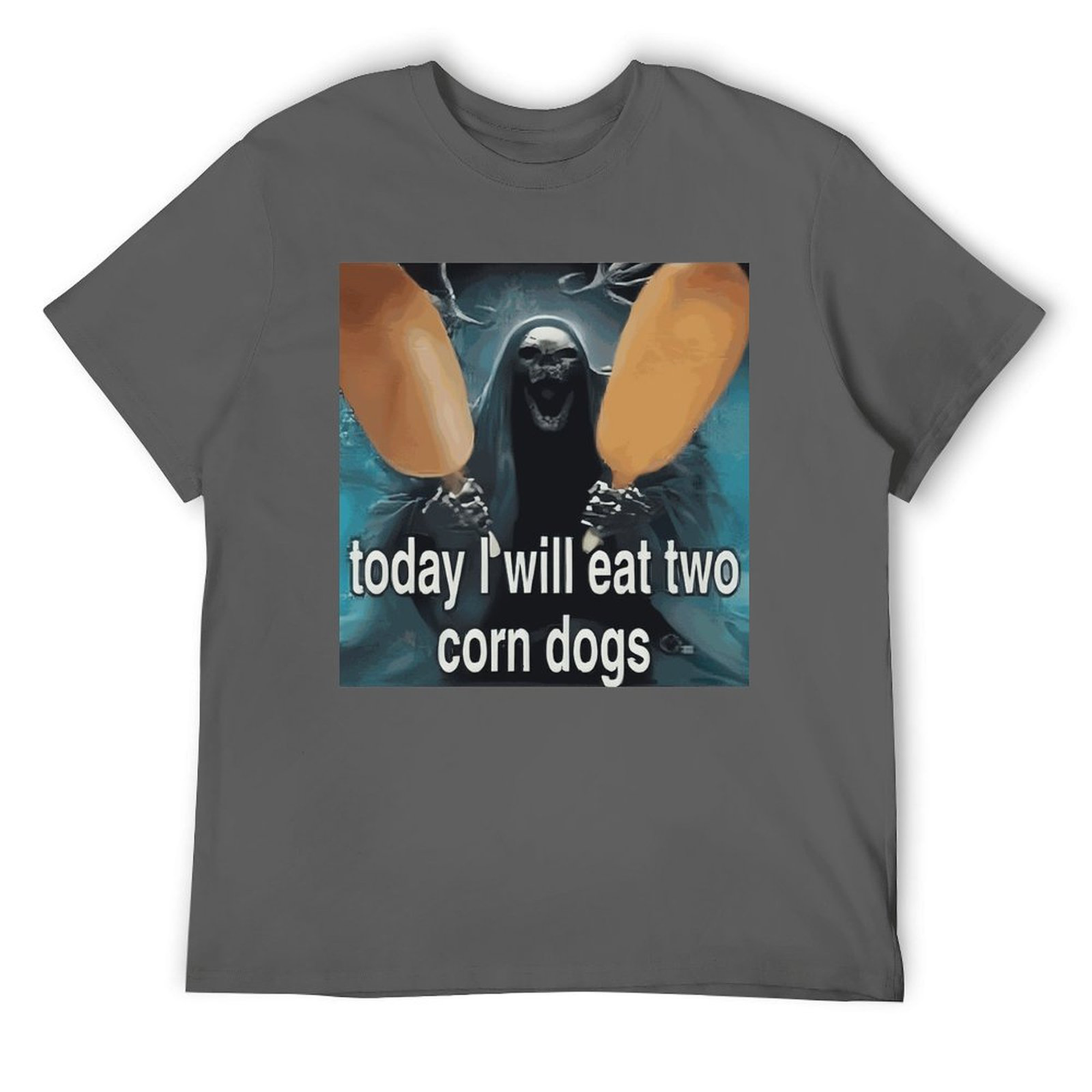 Tee for Men Today I Will Eat Two Corn Dogs