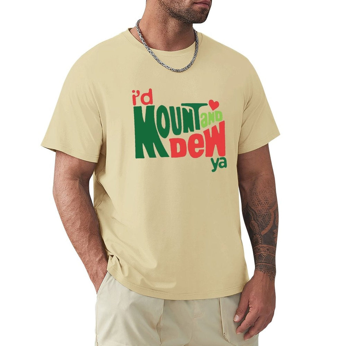 Men's Tee I'd Kount And Dew Ya