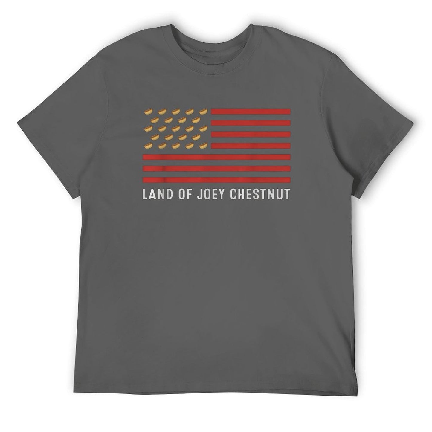 Land of Joey chestnut Short Sleeve T-shirt