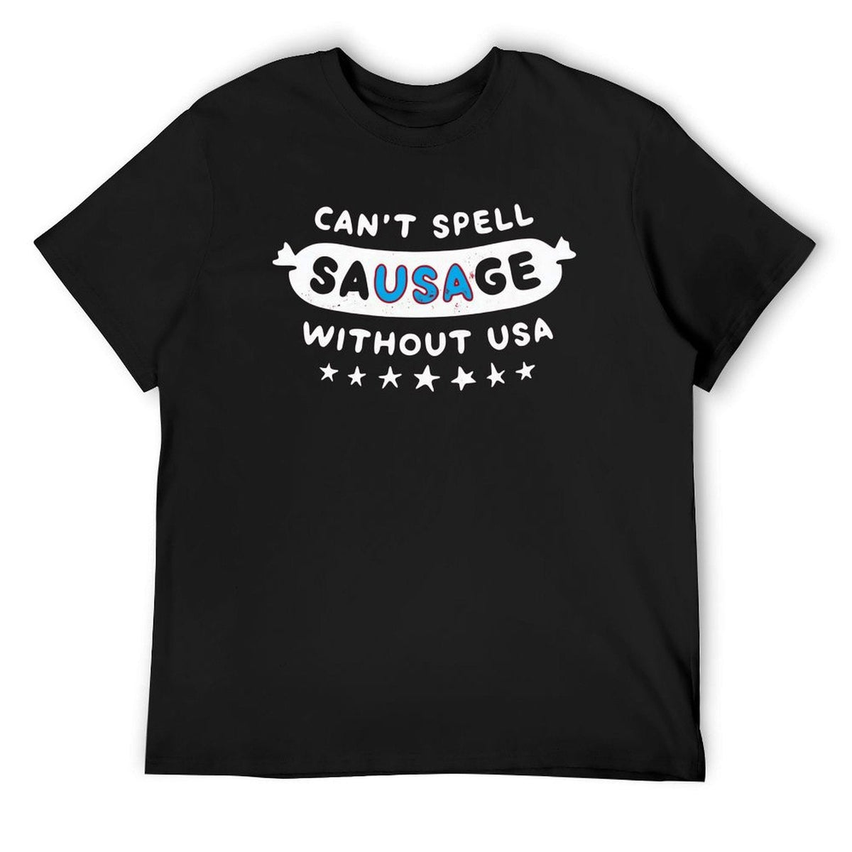 Can't Spell Sausage Without USA Tee