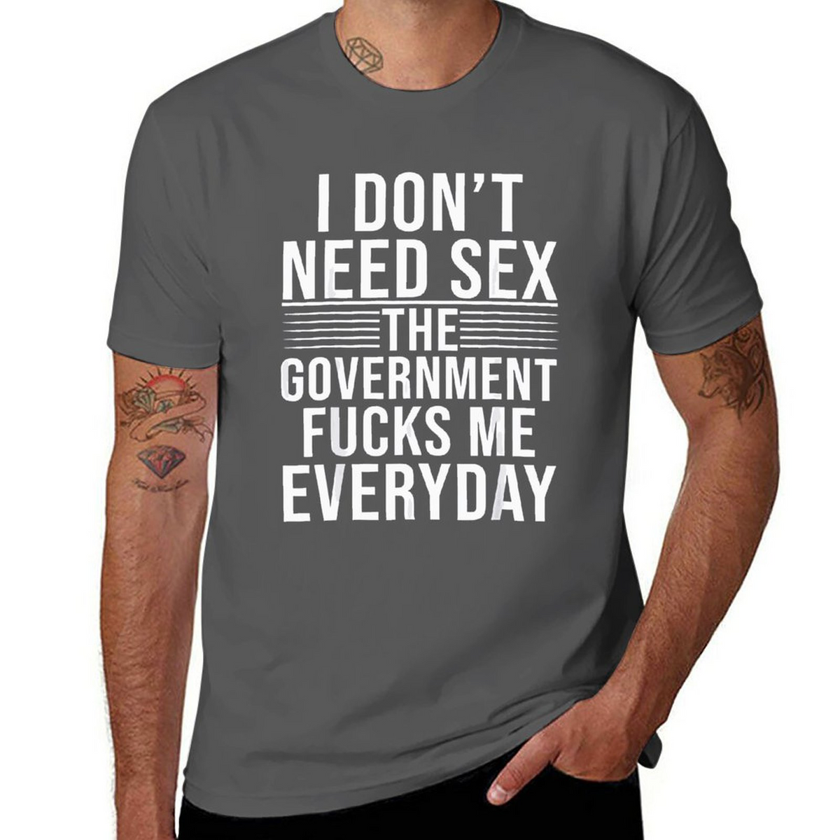 The Government Fcks Me Every Day Tee