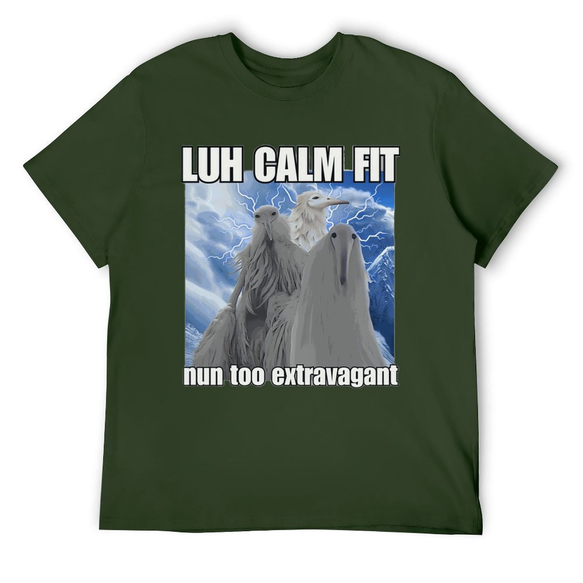 Tee for Men Lun Calm Fit Nun Too Extravagant 2027