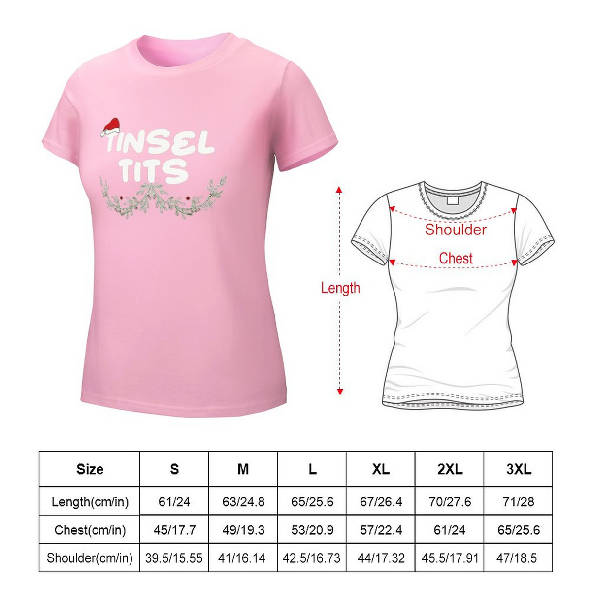 Tinsel Tits Women's Tee