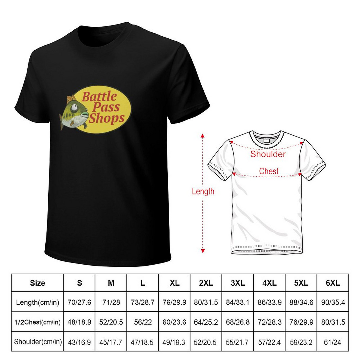 Men's Tee Battle Pass Shops