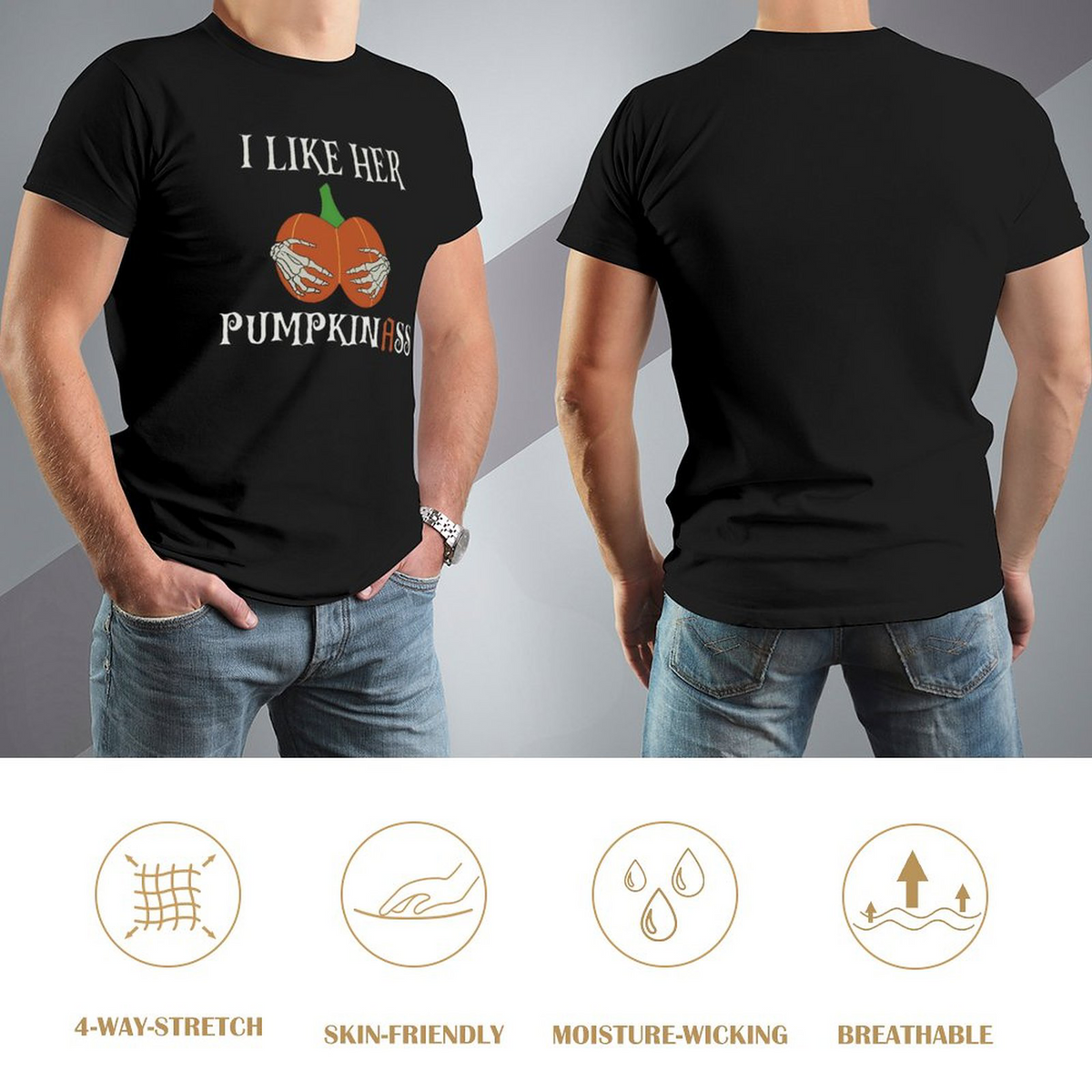 Men's Tee I Like Her Pumpkinass