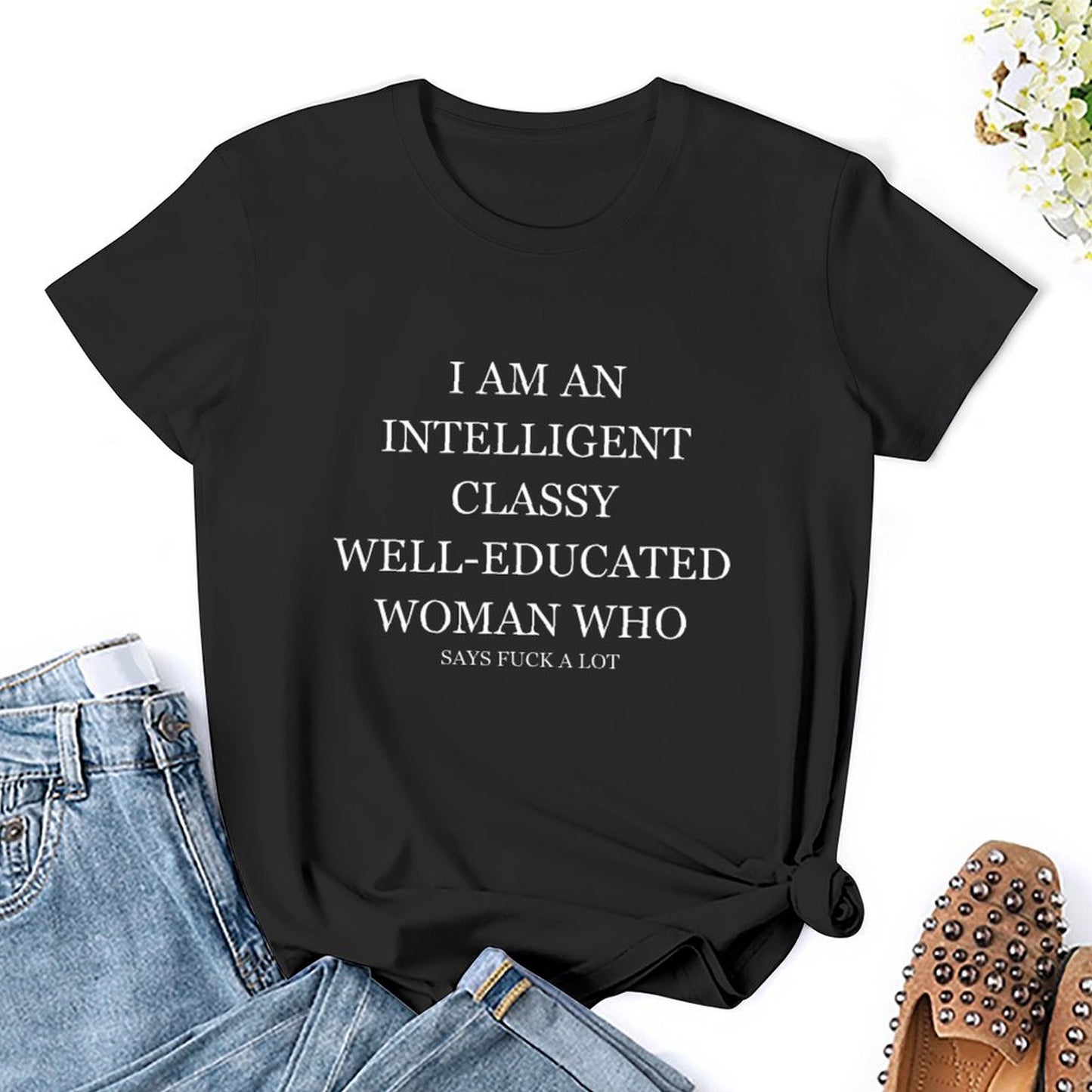 Intelligent Classy Well-Educated Woman T-shirt