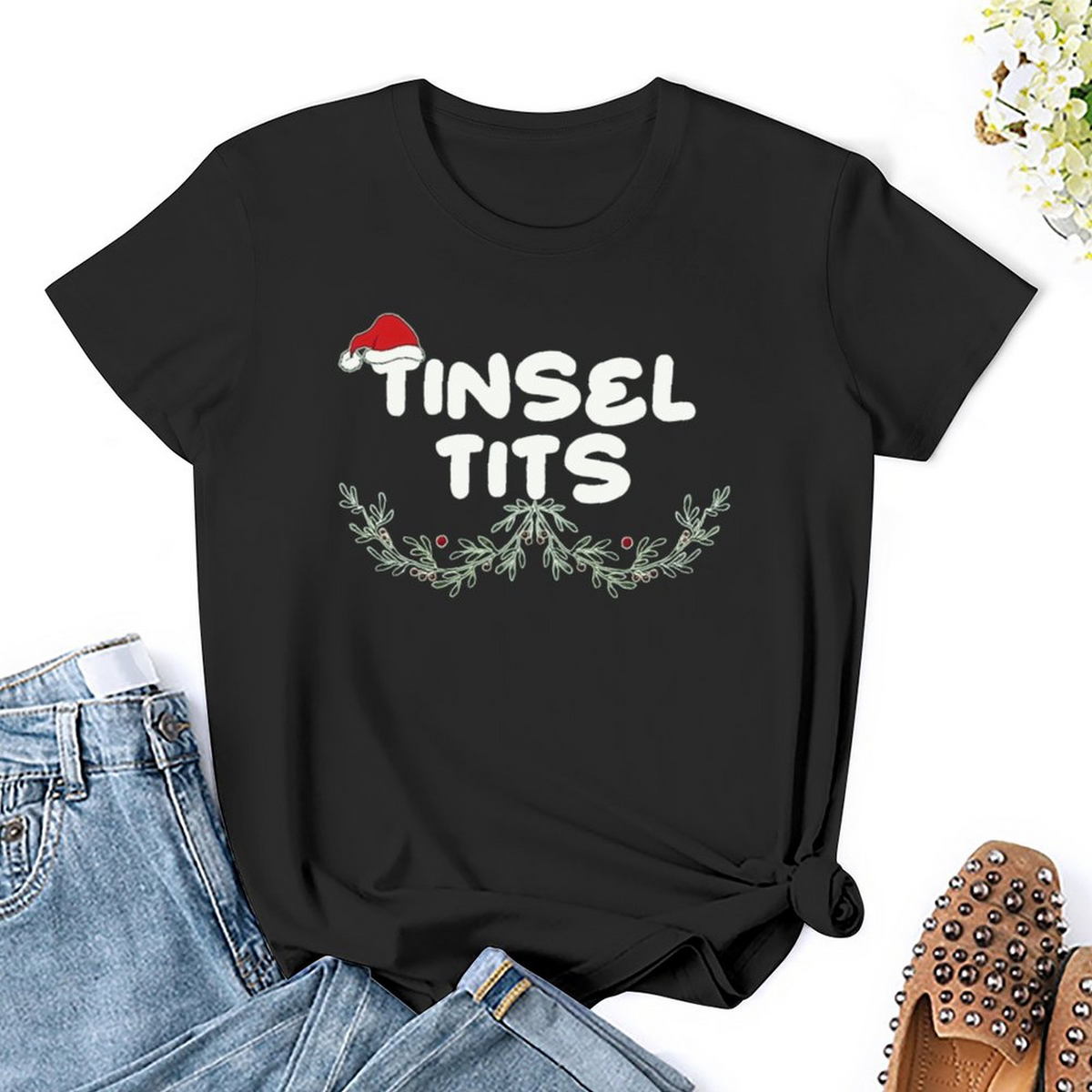 Tinsel Tits Women's Tee