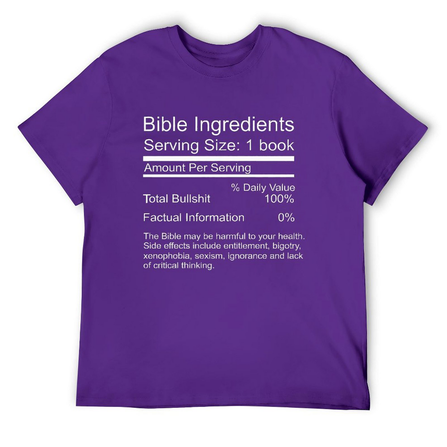 Bible Ingredients T-shirt