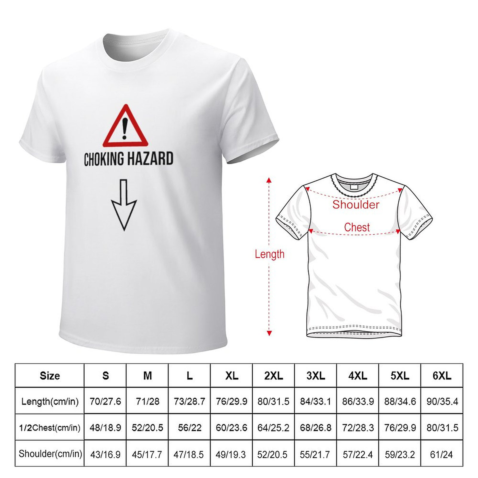 Men's Tee CHOKING HAZARD