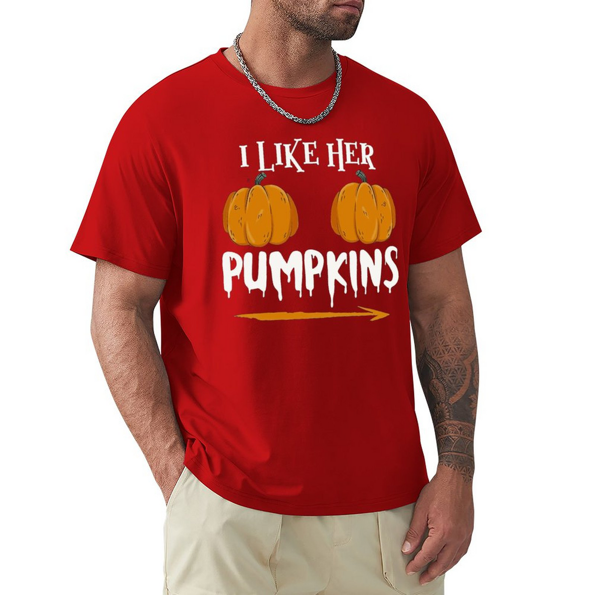 Men's Tee Ilkeher Pumpkins