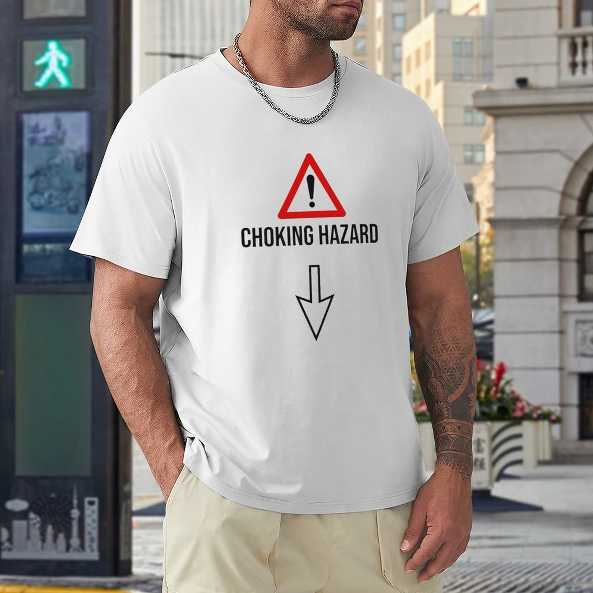 Men's Tee CHOKING HAZARD