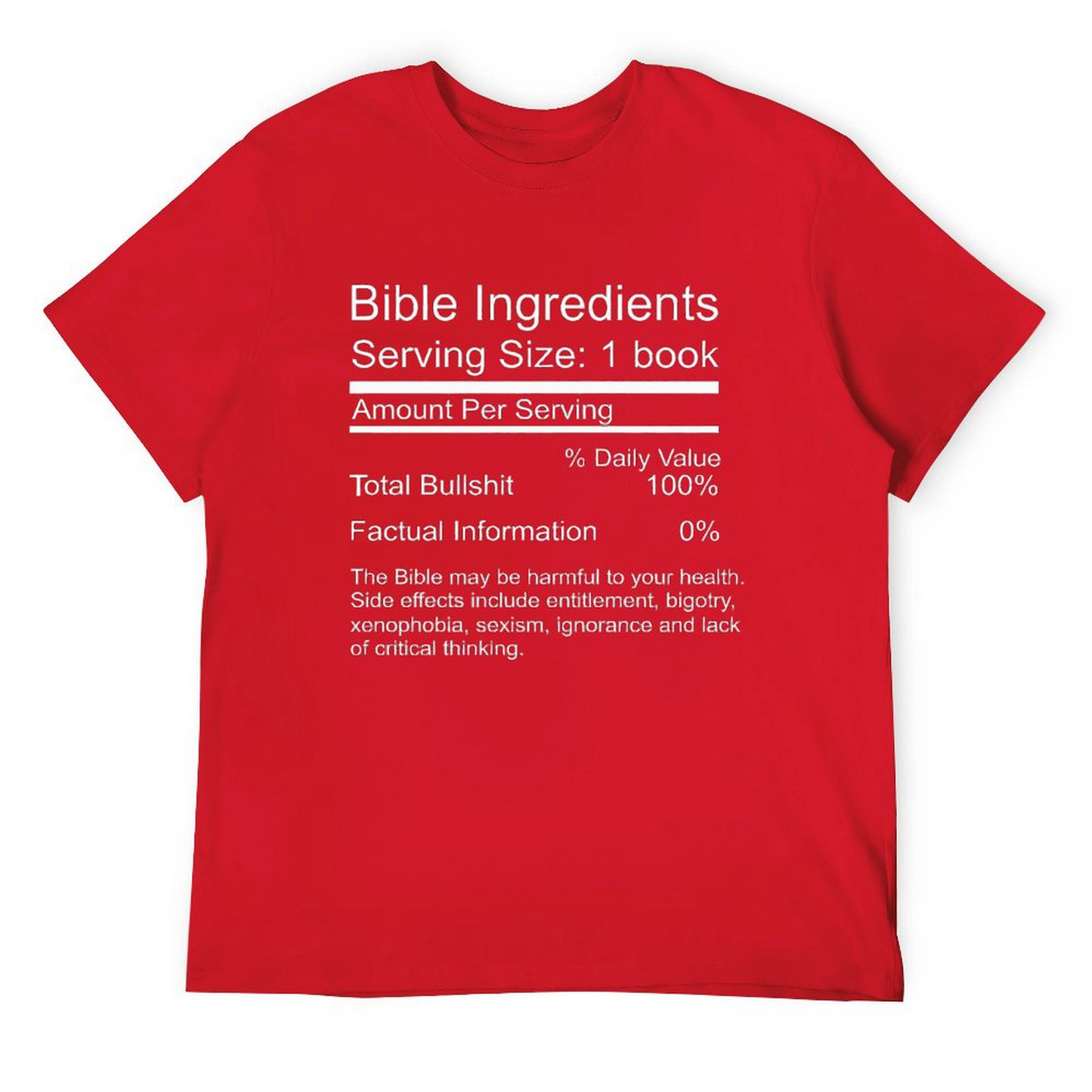 Bible Ingredients T-shirt