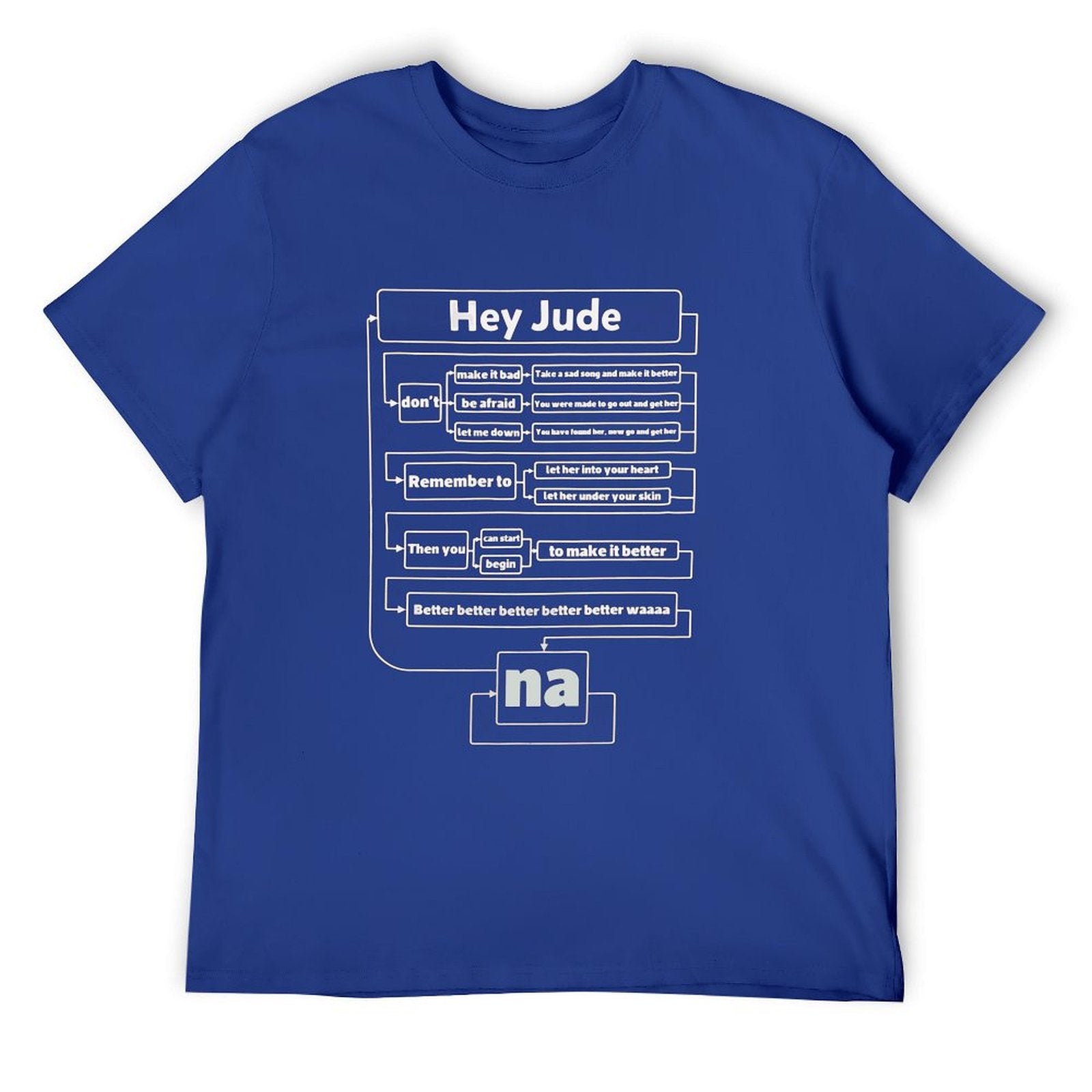 Hey Jude Lyric Flowchart Tee