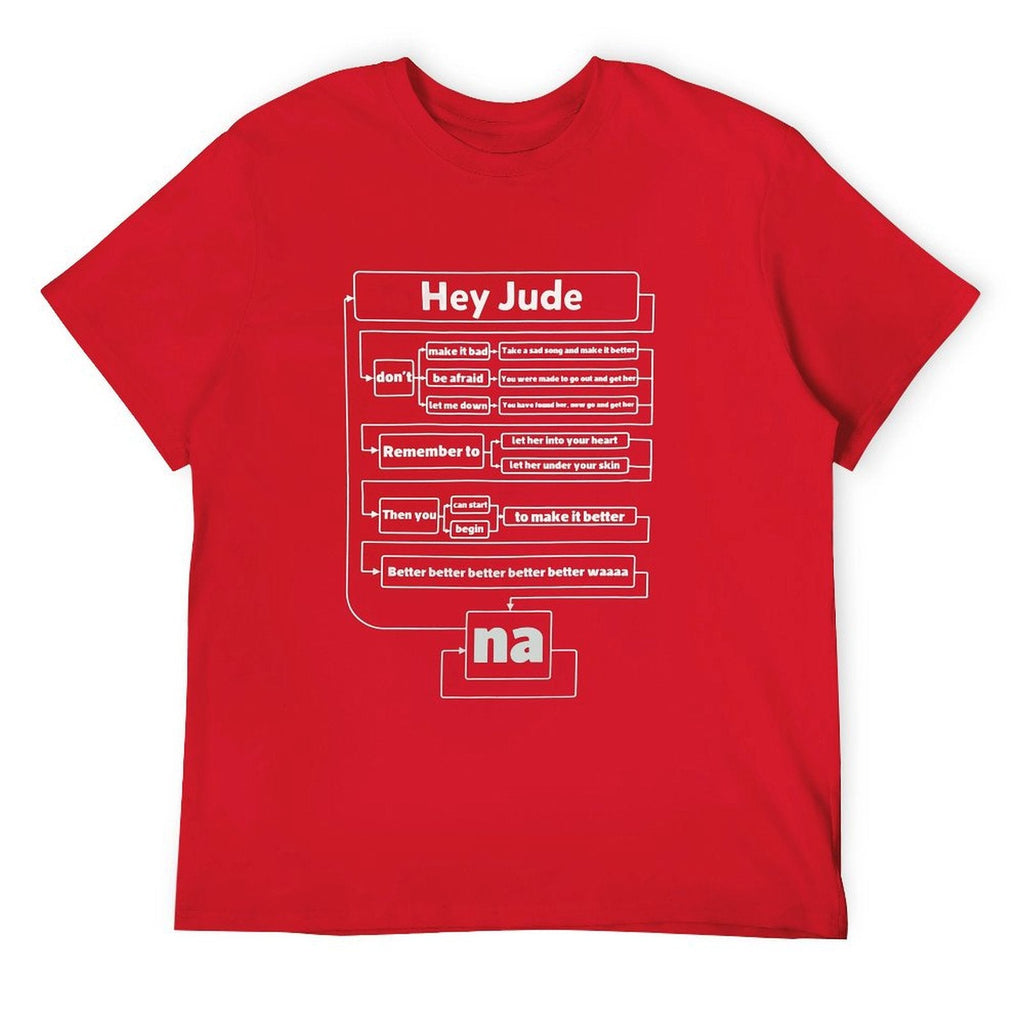 Hey Jude Lyric Flowchart Tee